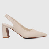 Jirina Slingback Heels (Beige)