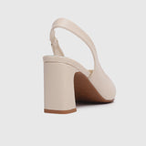 Jirina Slingback Heels (Beige)