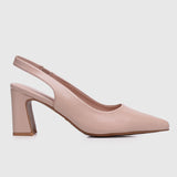 Jirina Slingback Heels (Nude)