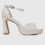 Her Vibe Is Pretty Open Toe Heels (White)