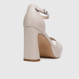 Her Vibe Is Pretty Open Toe Heels (Almond)