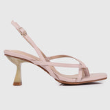 Lola Open Toe Heels (Pink)