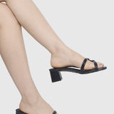 Rosetta Knotted Heels (Black)