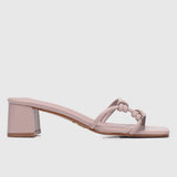 Rosetta Knotted Heels (Pale Red Violet)