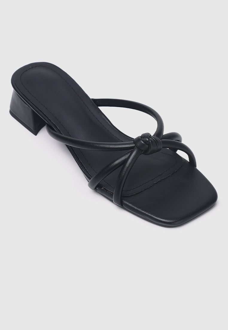 Rohana Knotted Heels (Black)