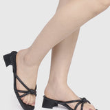 Rohana Knotted Heels (Black)