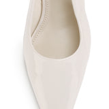 Carmen Square Toe Pumps Heels (Beige)