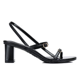 Natalie Strappy Heels (Black)