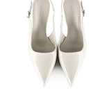 Ruby Patent Pumps Heels (White)