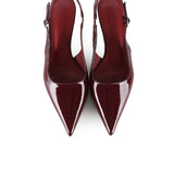 Ruby Patent Pumps Heels (Maroon)