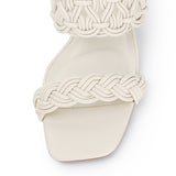 Mahia Braided Strap Heels (Almond)