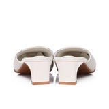 Seniya Square Toe Heels (Ash)