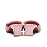 Seniya Square Toe Heels (Pink)