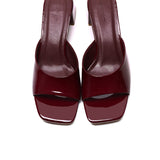 Aria Heels In Patent (Maroon)