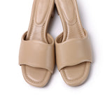 Sofia Comfy Slip On Heels (Nude)