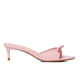 Anika Slip On Kitten Heels (Pink)