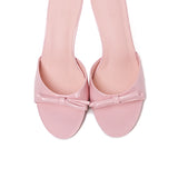 Anika Slip On Kitten Heels (Pink)
