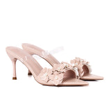 Vivienne Floral Heels (Pink)
