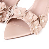 Vivienne Floral Heels (Pink)