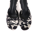 Anastasia Cow Print Heels (Black)
