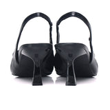 Anais Crinkle Gathered Heels (Black)