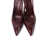 Anais Crinkle Gathered Heels (Maroon)