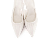 Anais Crinkle Gathered Heels (White)
