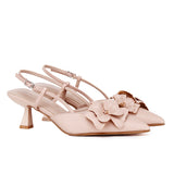 Veronica Floral Heels (Pink)