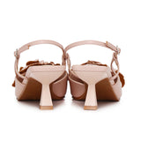 Veronica Floral Heels (Pink)