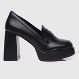 Happy Mind Platform Pumps (Black)