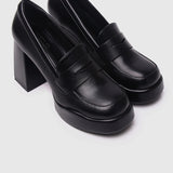 Happy Mind Platform Pumps (Black)