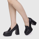 Happy Mind Platform Pumps (Black)