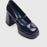 Smile Therapy Platform Mary Janes (Midnight Blue)