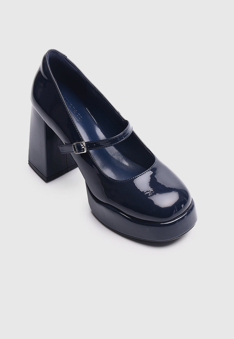 Smile Therapy Platform Mary Janes (Midnight Blue)