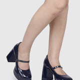 Smile Therapy Platform Mary Janes (Midnight Blue)