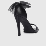 The Love Bow Trimmed Heels (Black)