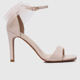 The Love Bow Trimmed Heels (Nude)