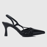 Ondine Pointed Toe Pumps (Black)