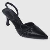 Ondine Pointed Toe Pumps (Black)