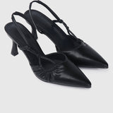 Ondine Pointed Toe Pumps (Black)