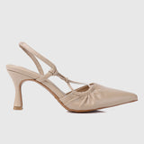 Ondine Pointed Toe Pumps (Almond)