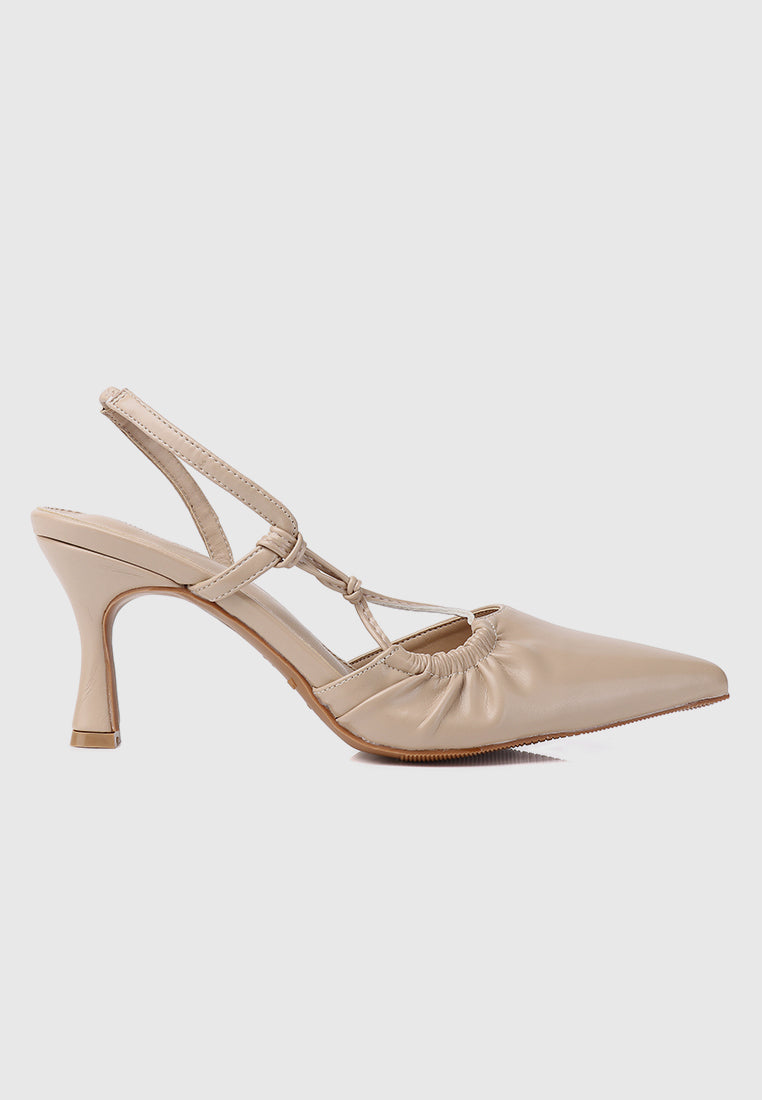 Ondine Pointed Toe Pumps (Almond)