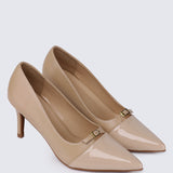 Callen Pointed Toe Pumps (Nude)