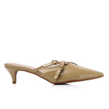 Asly Slip On Pumps Heels (Khaki)