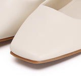 Florence Interchangeable Strap Mary Jane Pumps (Almond)