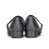 Florence Interchangeable Strap Mary Jane Pumps (Platinum)