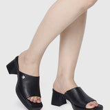 Happiness Platform Mules (Black)