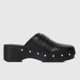 Terra Platform Mules (Black)