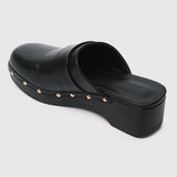 Terra Platform Mules (Black)