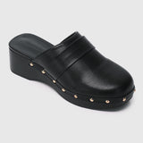 Terra Platform Mules (Black)